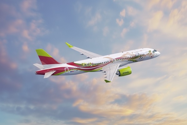 «airBaltic» Unveils its 50th Airbus A220-300 with a Special Livery