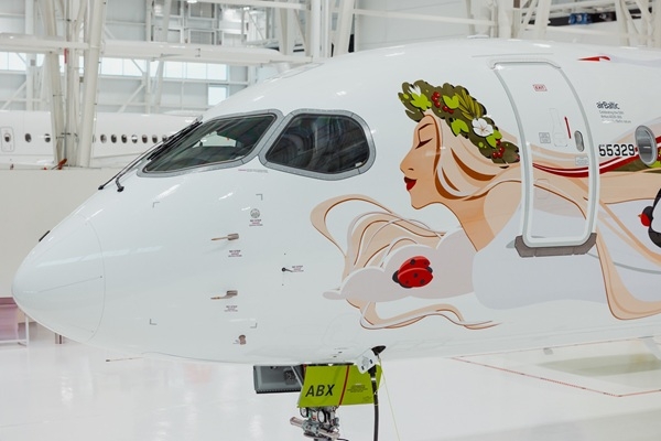 Celebrating 50 Aircraft: «airBaltic» Reveals Special Livery for Its 50th «Airbus A220-300» in Canada