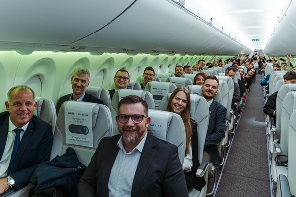 «airBaltic» Makes History as the First European Airline to Launch SpaceX’s Starlink In-Flight Connectivity*